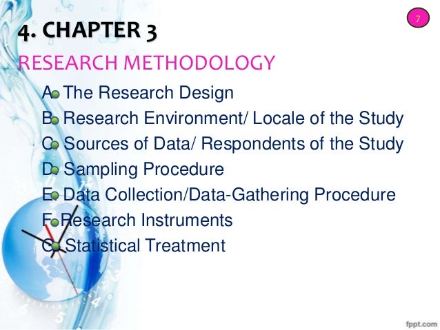 parts of a research design paper